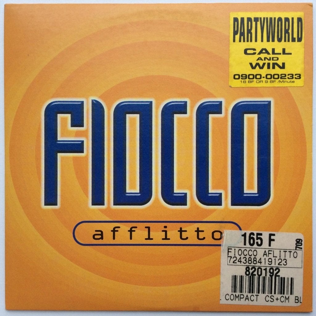Afflitto - Fiocco (single cd Antler Subway), Cd's en Dvd's, Ophalen of Verzenden, Zo goed als nieuw, Dance Populair