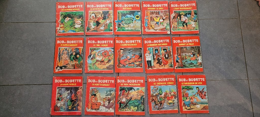 Lot de 122 Bob et Bobette, Plusieurs BD, Enlèvement, Utilisé