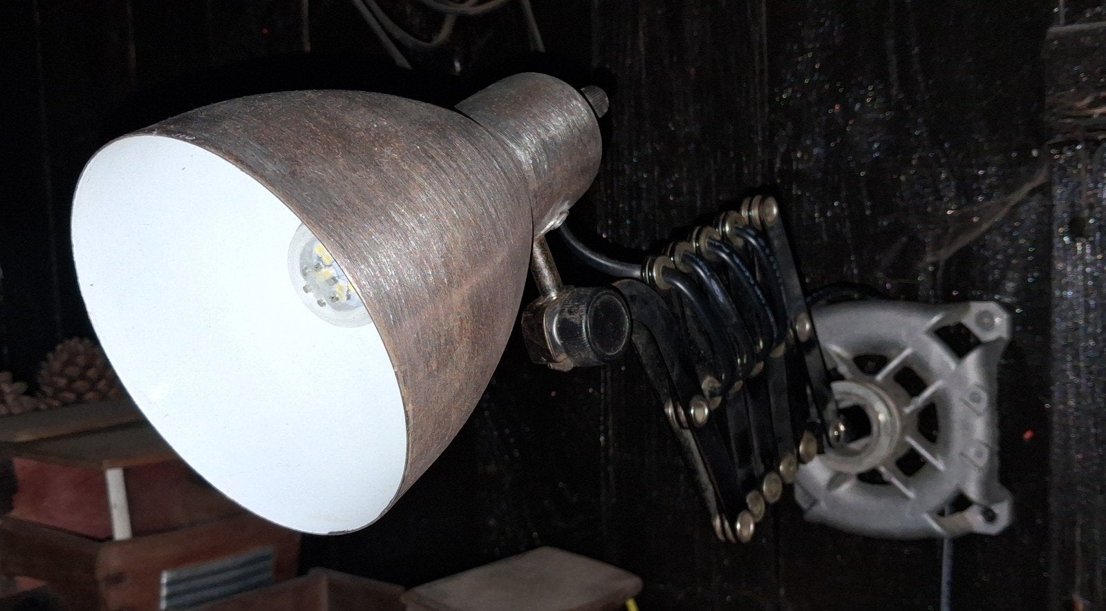 lampe accordeon
support mural artisanal
interrupteur sur le, Enlèvement ou Envoi, Utilisé, Autres types