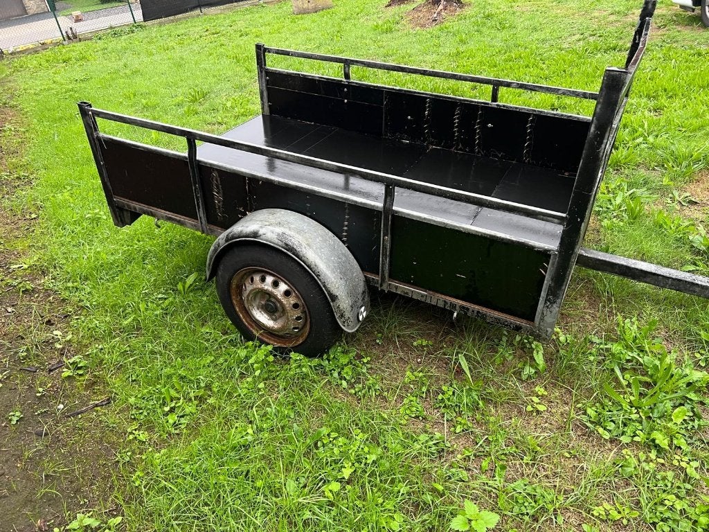 te koop. ongeremde aanhangwagen met nieuw hout, Ophalen, Gebruikt