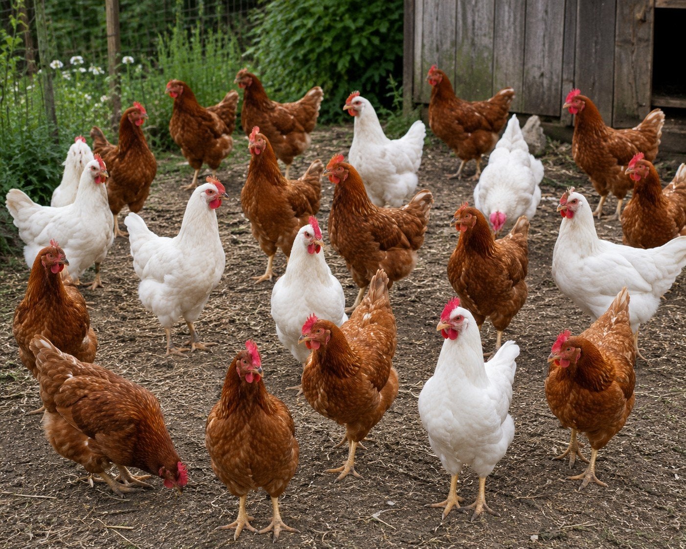 Liefdevol thuis gezocht voor onze 18 kippen ️, Dieren en Toebehoren, Vrouwelijk, Kip
