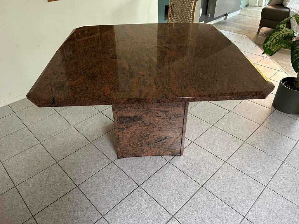 Granieten tafel, Ophalen, Zo goed als nieuw, Vierkant