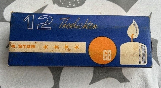 Kaarsen  antiek  vintage  GB volledig, Ophalen of Verzenden