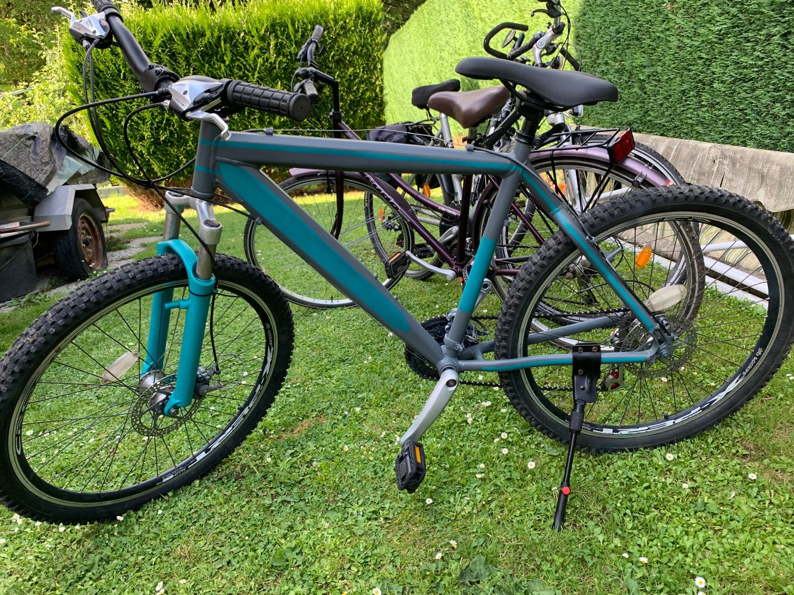 Vtt Targa 24 vitesses, Vélos & Vélomoteurs, Vélos | VTT & Mountainbikes, Enlèvement, Comme neuf, Frein à disque, Hommes