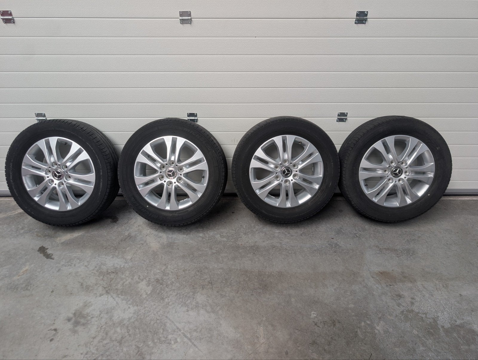 Originele Mercedes 17" velgen - set van 4, Auto-onderdelen, Ophalen, Band(en)