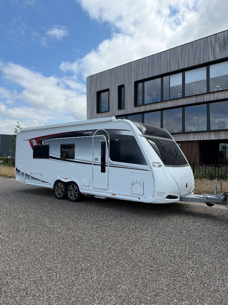 KABE Imperial 630 TDL FK ZEER LUXE Mover E&P Oyster V85, Caravans en Kamperen, Caravans, 2 aparte bedden, Kabe, Particulier, Schokbreker