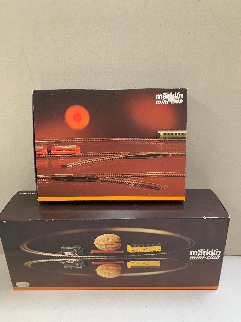 Märklin Z mini-club : Sets 8163 et 8190, état neuf., Enlèvement ou Envoi, Rails, Märklin