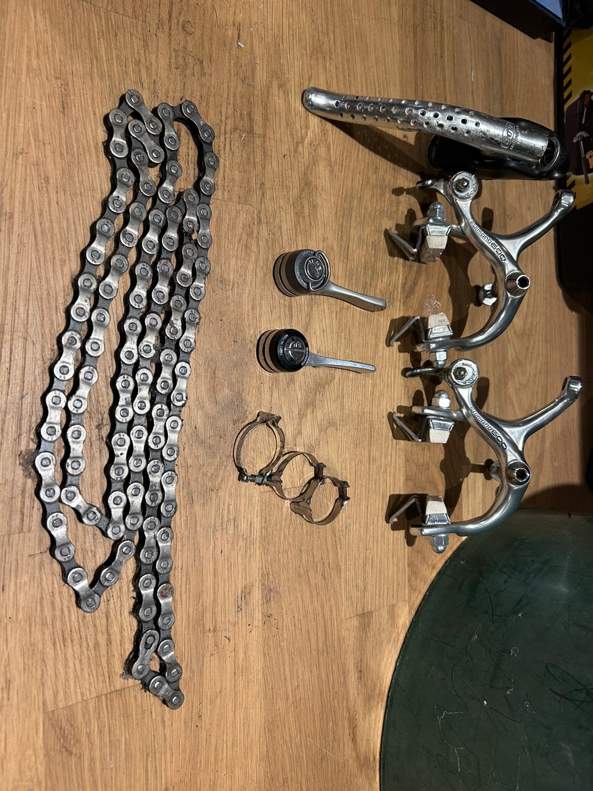 Te koop: Shimano 600 retro onderdelen, Fietsen en Brommers, Ophalen, Zo goed als nieuw