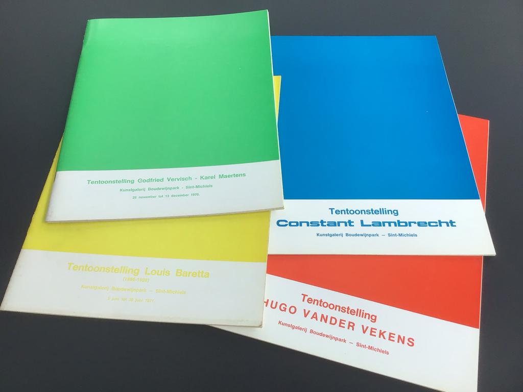 Catalogussen Kunstgalerij Bouwdewijnpark. 1970, Ophalen of Verzenden, Gelezen, Catalogus