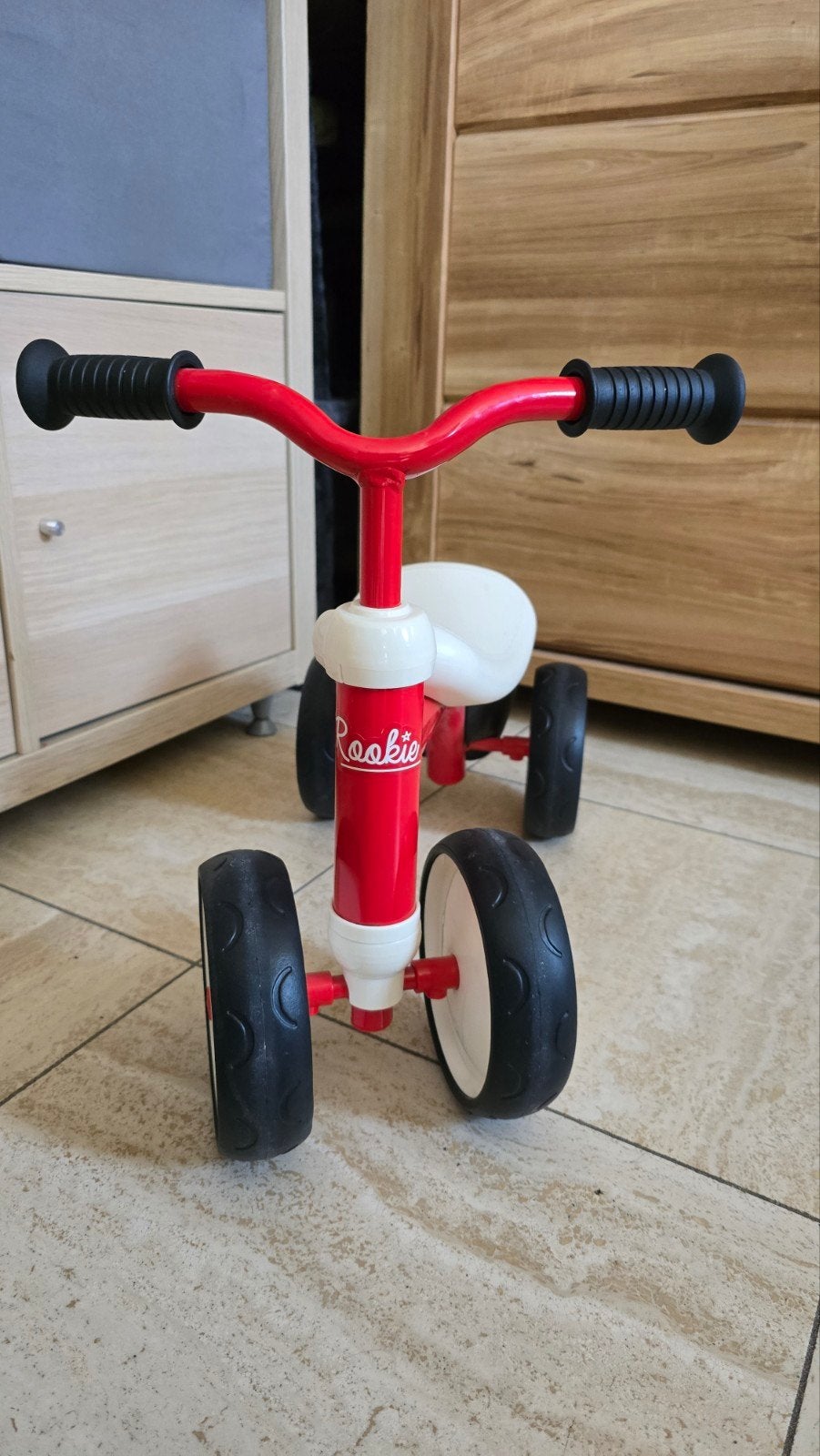 Peuter loopfietsje, Ophalen