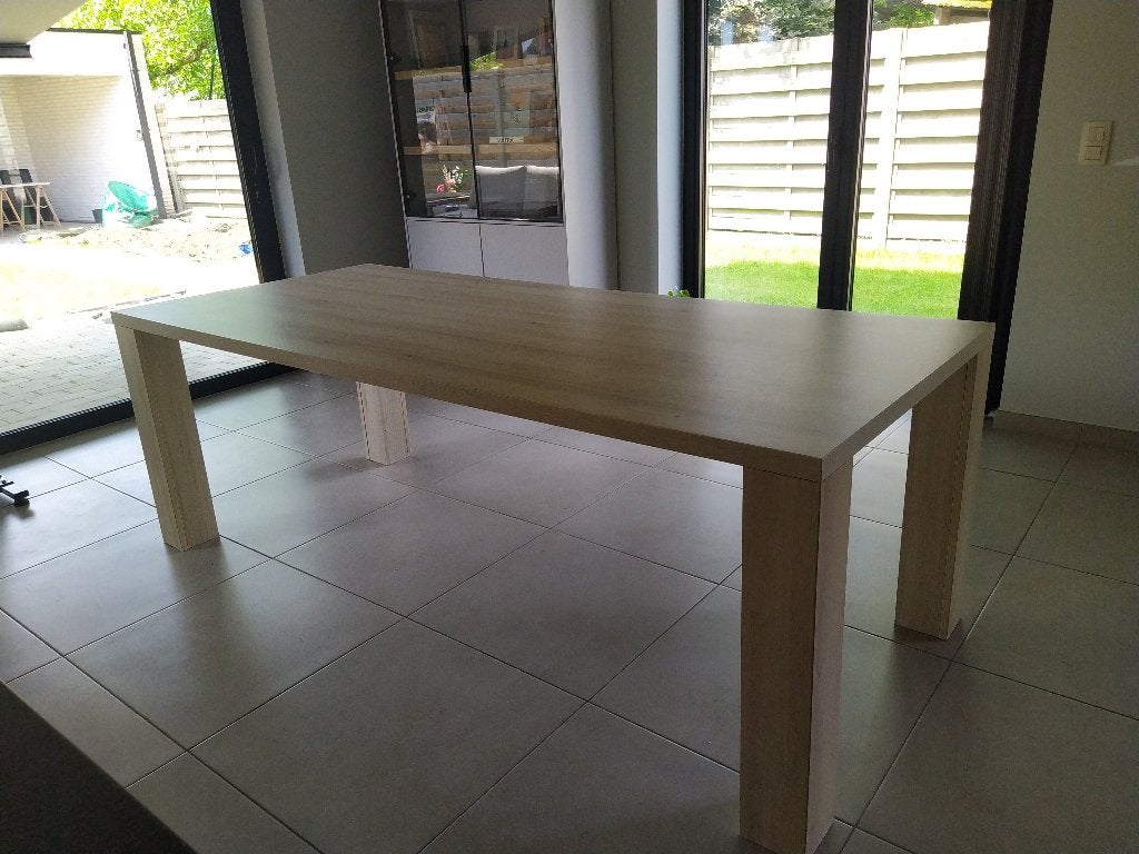 Tafel 220 * 95, Ophalen, Gebruikt, 200 cm of meer, 50 tot 100 cm