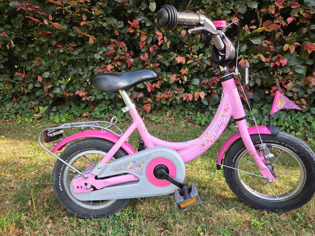 Puky fiets 12 inch (incl zijwieltjes), Ophalen, Terugtraprem, Zijwieltjes, Puky