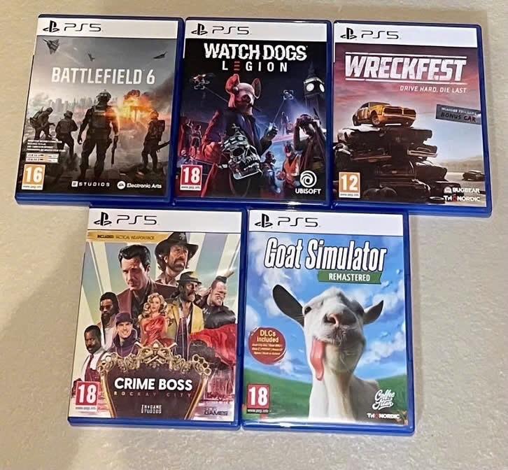 5 x Games PlayStation 5 Nieuw, Games en Spelcomputers, Ophalen of Verzenden, Nieuw