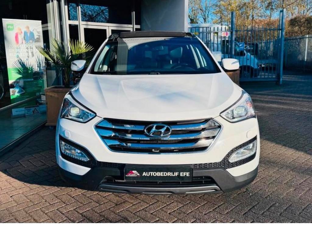 Hyundai santa fe 2.2 crdi 4wd, Auto's, Hyundai, Automaat, Euro 5, Santa Fe, Wit