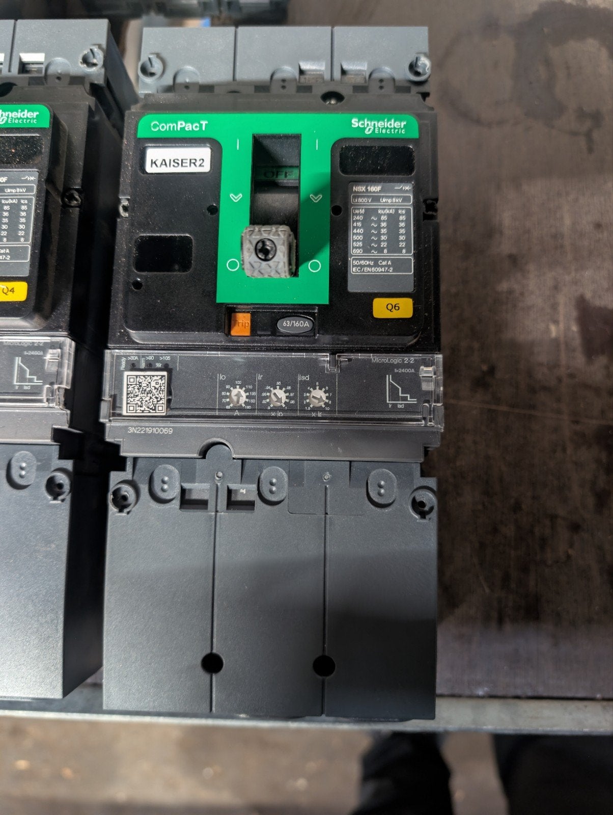 disjoncteur Schneider compact nsx 160f, Enlèvement ou Envoi