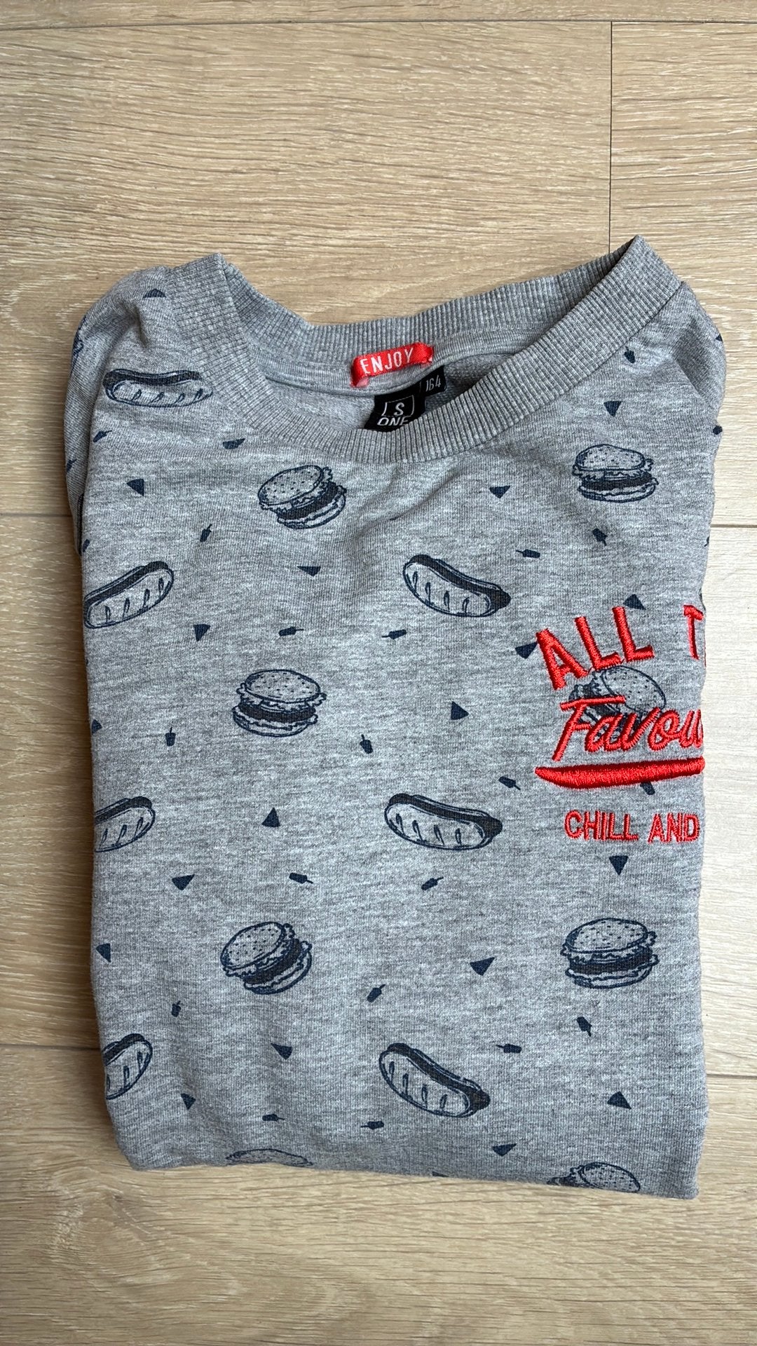 Someone sweater / trui maat 164 lichtgrijs, Enlèvement, Comme neuf