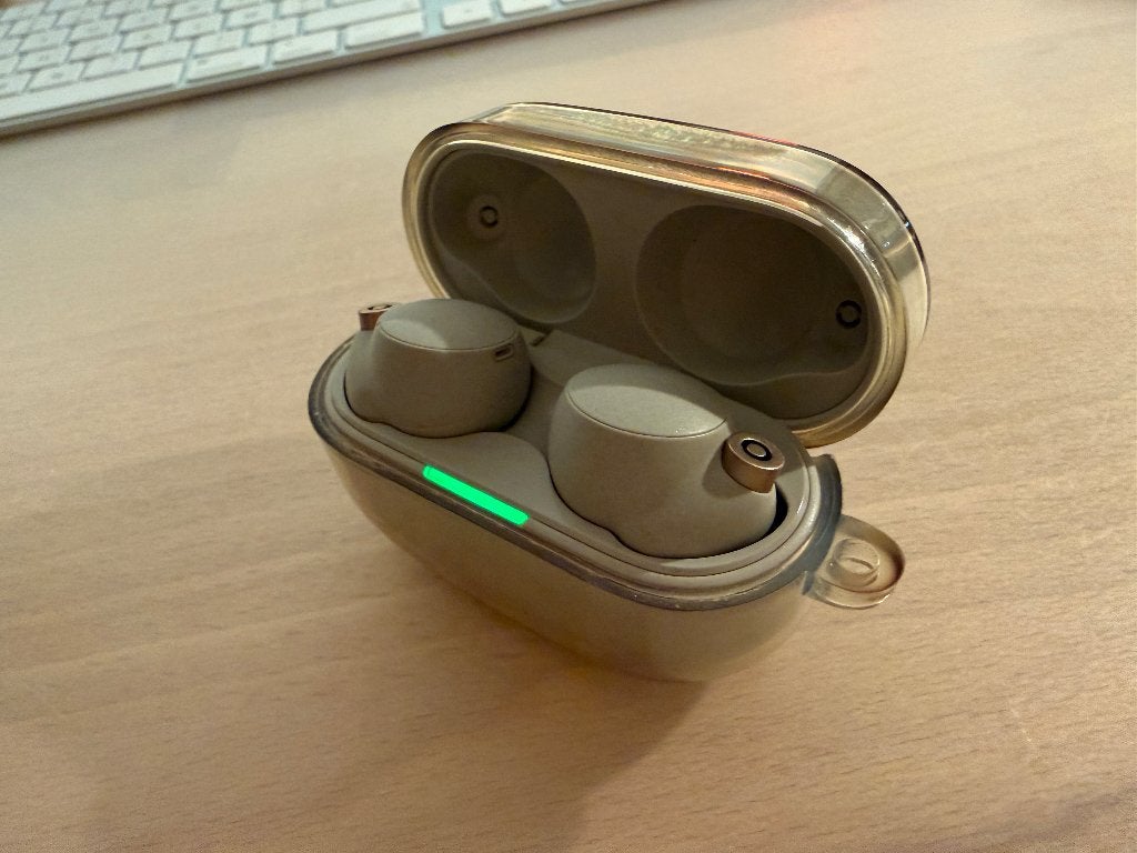 Ecouteurs Sony WF-1000XM4, Télécoms, Détection de port, Argent, Comme neuf, Intra-auriculaires (Earbuds)