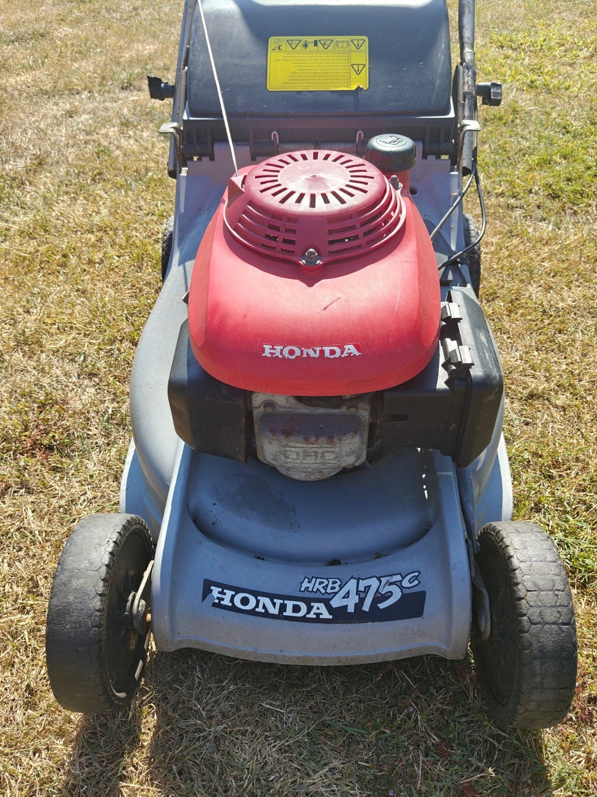 Grasmaaeier Honda HRB 475c, Enlèvement