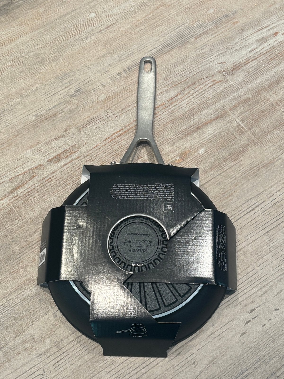 Demeyere alu industry 3 duraslide bakpan 20cm, Ophalen, Demeyere, Nieuw, Kookpan