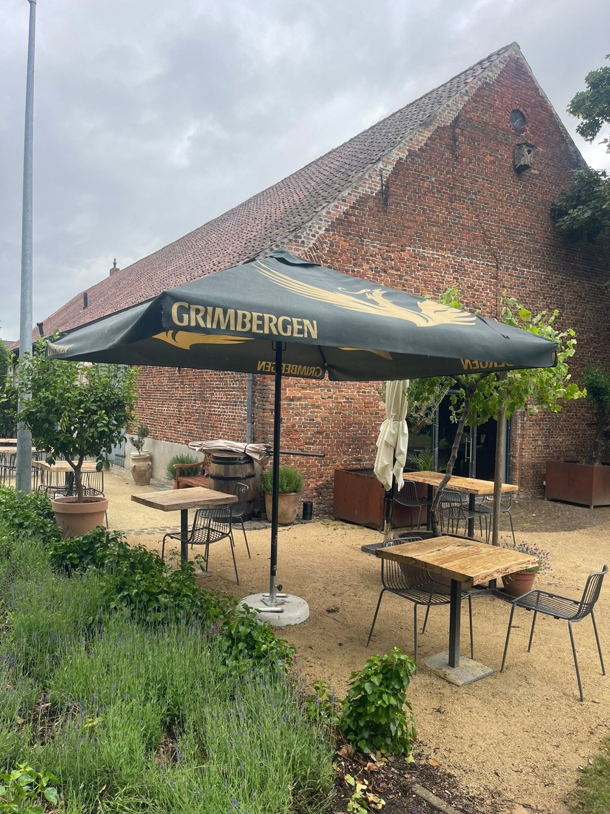 Parasol Grimbergen – 300 x 300 cm – Professionele kwaliteit, Ophalen, Zo goed als nieuw