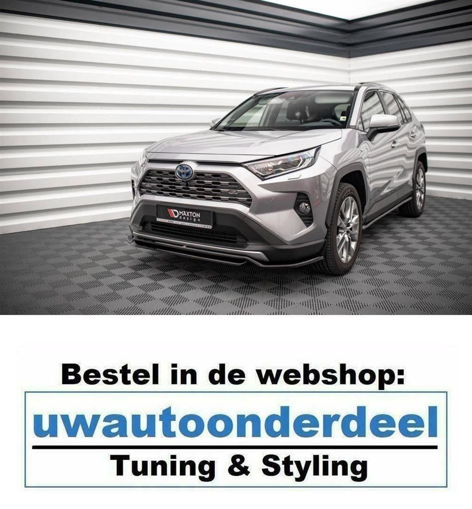 Maxton Spoiler Voorspoiler Lip Splitter Voor Toyota RAV4 MK5, Envoi