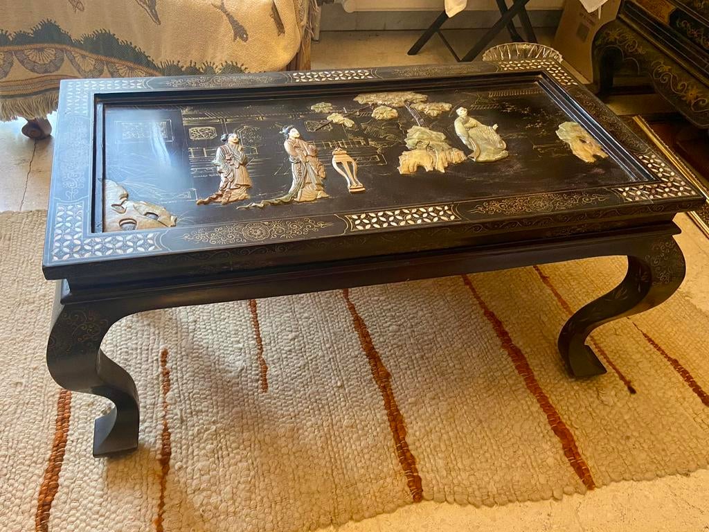 Chinese salontafel, Ophalen