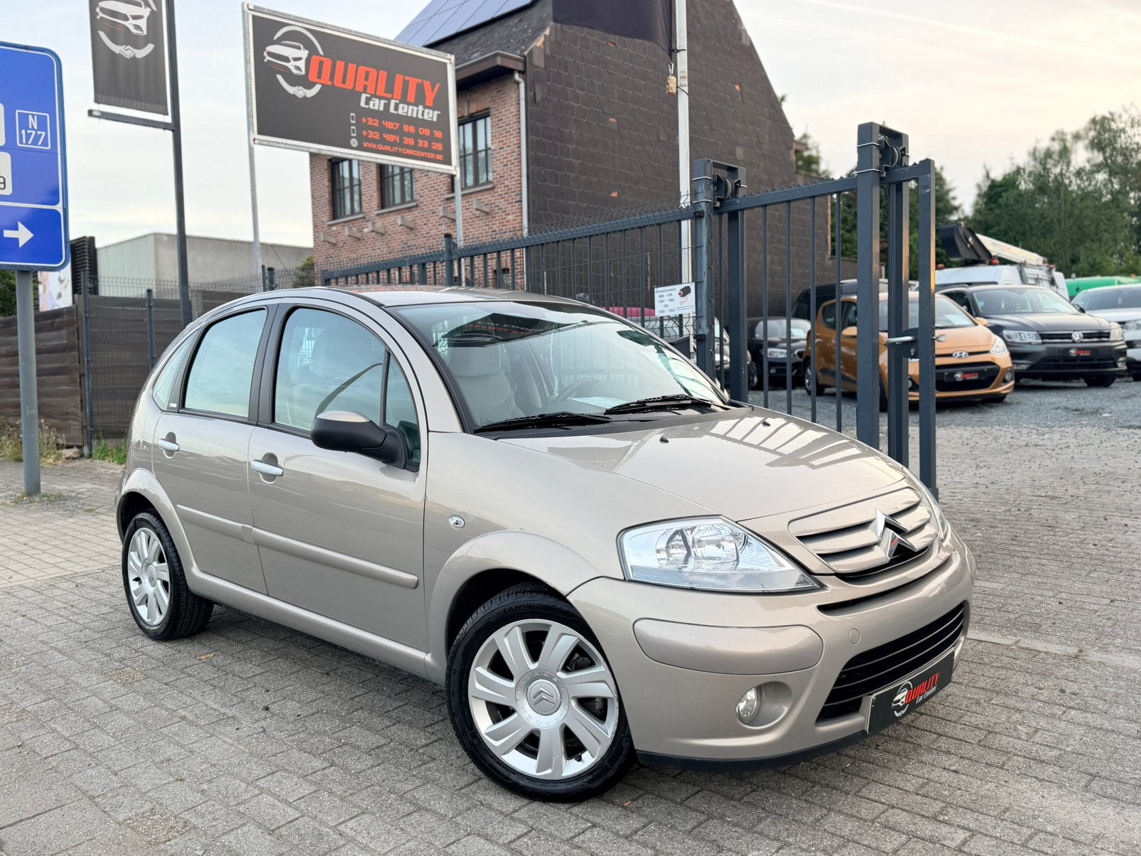 Citroen C3 Exclusive 1.6i Automaat 050000km Airco Parksen., Autos, Achat, Entretenue par le concessionnaire, Beige, Automatique