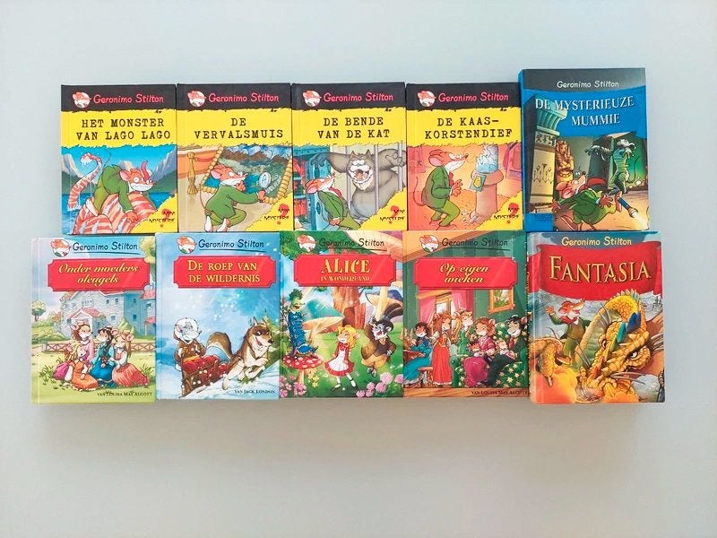 Boekenpakket Geronimo Stilton – 10 Hardcovers, Ophalen of Verzenden, Zo goed als nieuw, S. Geronimo, Fictie algemeen