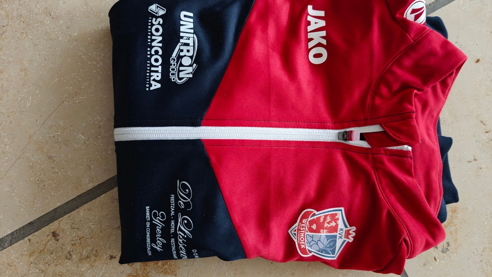 trainingsjas KVk Westhoek Jako, Sports & Fitness, Enlèvement ou Envoi, Utilisé, Vêtements