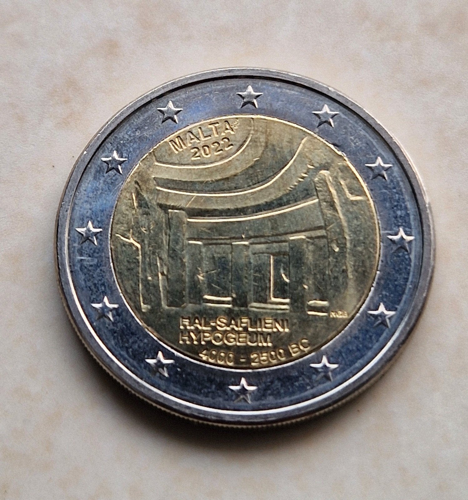 2022 Malta , 2 Euro Commemorative Coin, Postzegels en Munten, Ophalen of Verzenden, Malta, 2 euro