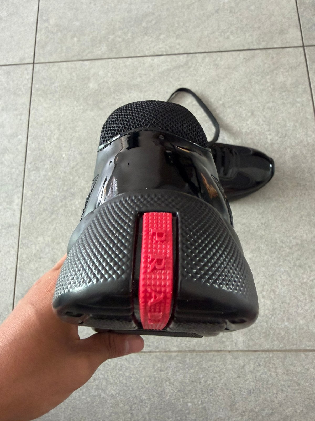 Prada cup sneakers |42| zwart, Ophalen, Zwart, Sneakers