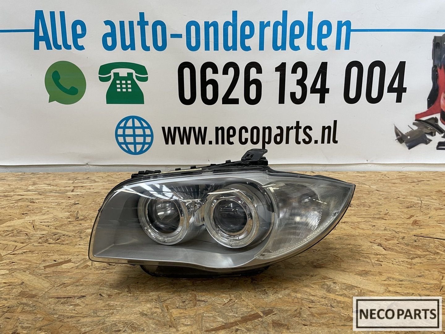 BMW E81 E87 XENON KOPLAMP LINKS COMPLEET 63126924489, -, Utilisé, -, Enlèvement ou Envoi