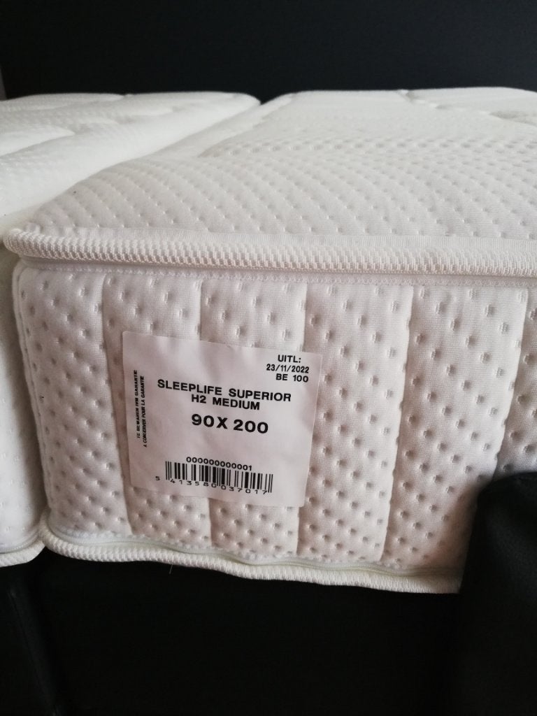 1-persoonsmatras Sleeplife 90/200, Ophalen, Gebruikt, 90 cm, Eenpersoons