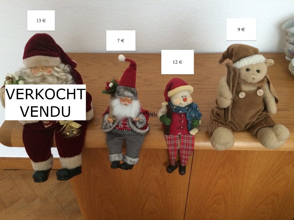 Kerstfiguren vanaf 7 €, Diversen, Ophalen of Verzenden, Zo goed als nieuw
