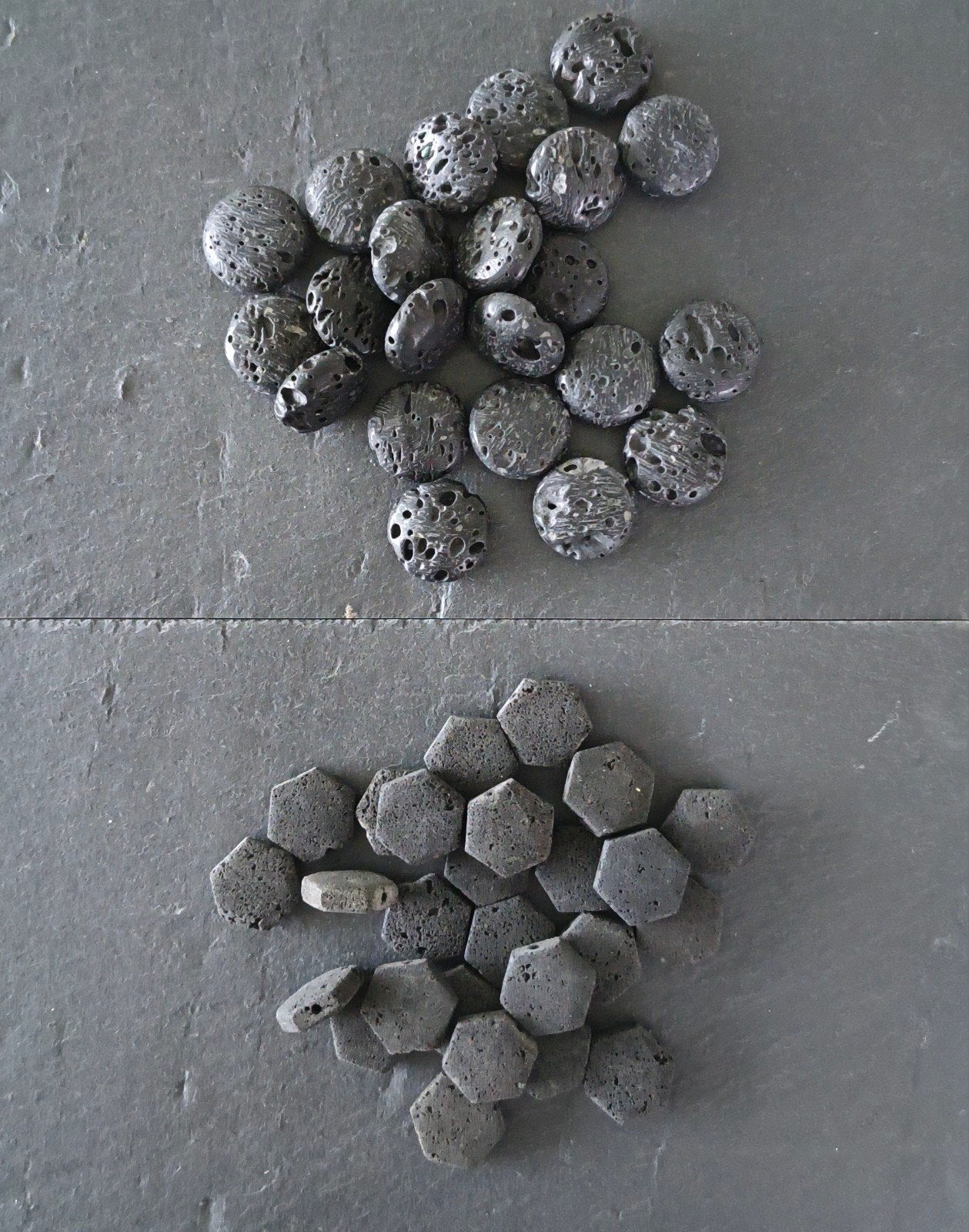Lot van natuurlijke lava-stenen., Hobby & Loisirs créatifs, Fabrication de Perles & Bijoux, Enlèvement