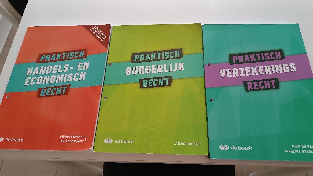 Praktisch recht (3 boeken), Boeken, Ophalen of Verzenden, Zo goed als nieuw, Hoger Onderwijs