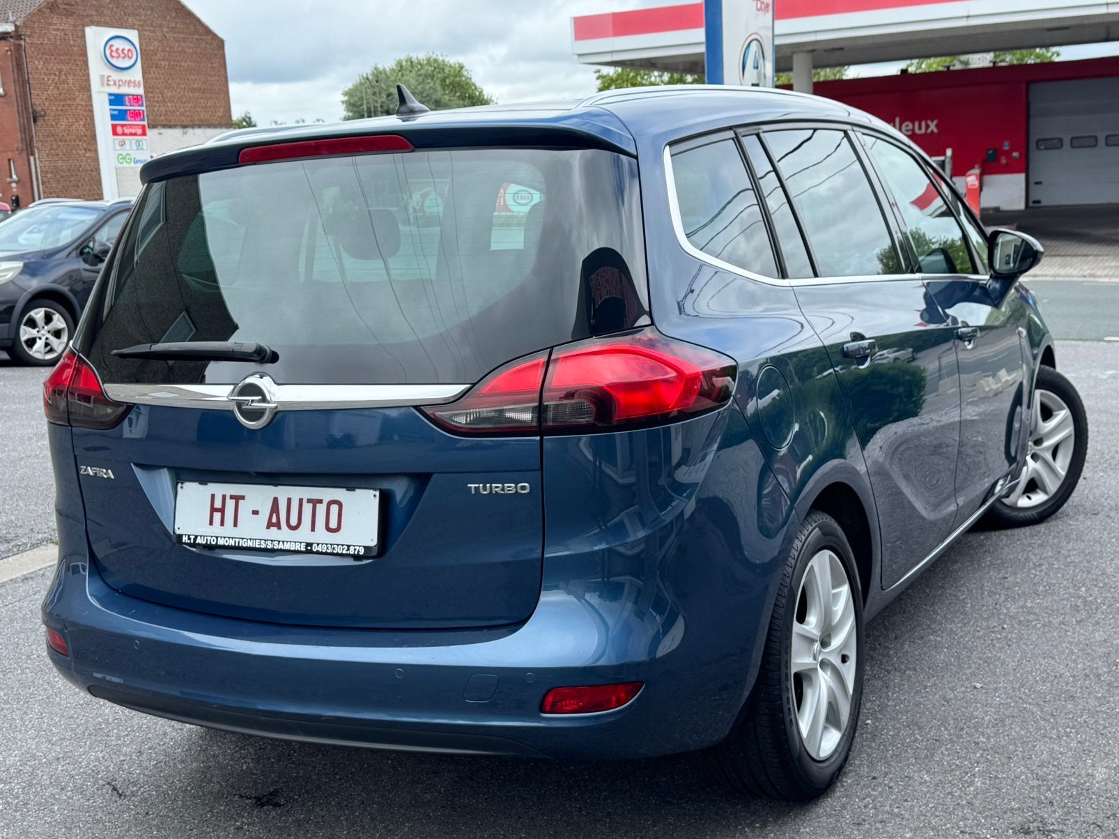 Opel Zafira Tourer 1.4 Turbo Ess/Automaat/7-zitters/Euro6B, Auto's, 4 cilinders, Blauw, 7 zetels, Navigatiesysteem