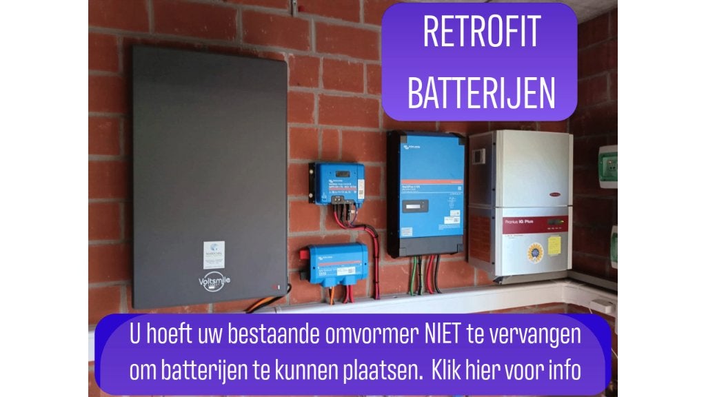 Nee, u hoeft uw omvormer niet te vervangen voor batterijen !, Ophalen, 200 wattpiek of meer, Nieuw, Compleet systeem