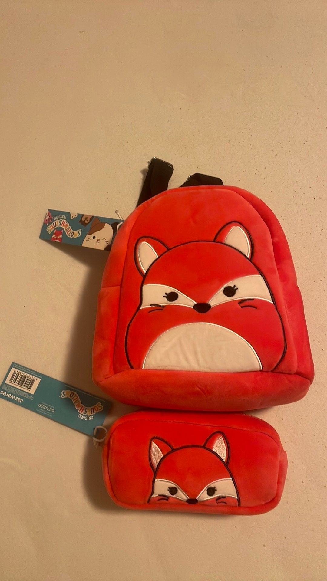 Squishmallows kinder rugzak met een superlief vos-design, Handtassen en Accessoires, Tassen | Rugtassen, Ophalen, Nieuw, Overige merken
