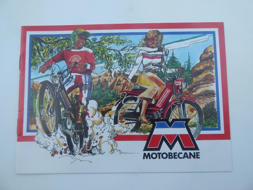 MOTOBECANE GAMMA EIND 1970 FOLDER, Fietsen en Brommers, Ophalen of Verzenden, Zo goed als nieuw