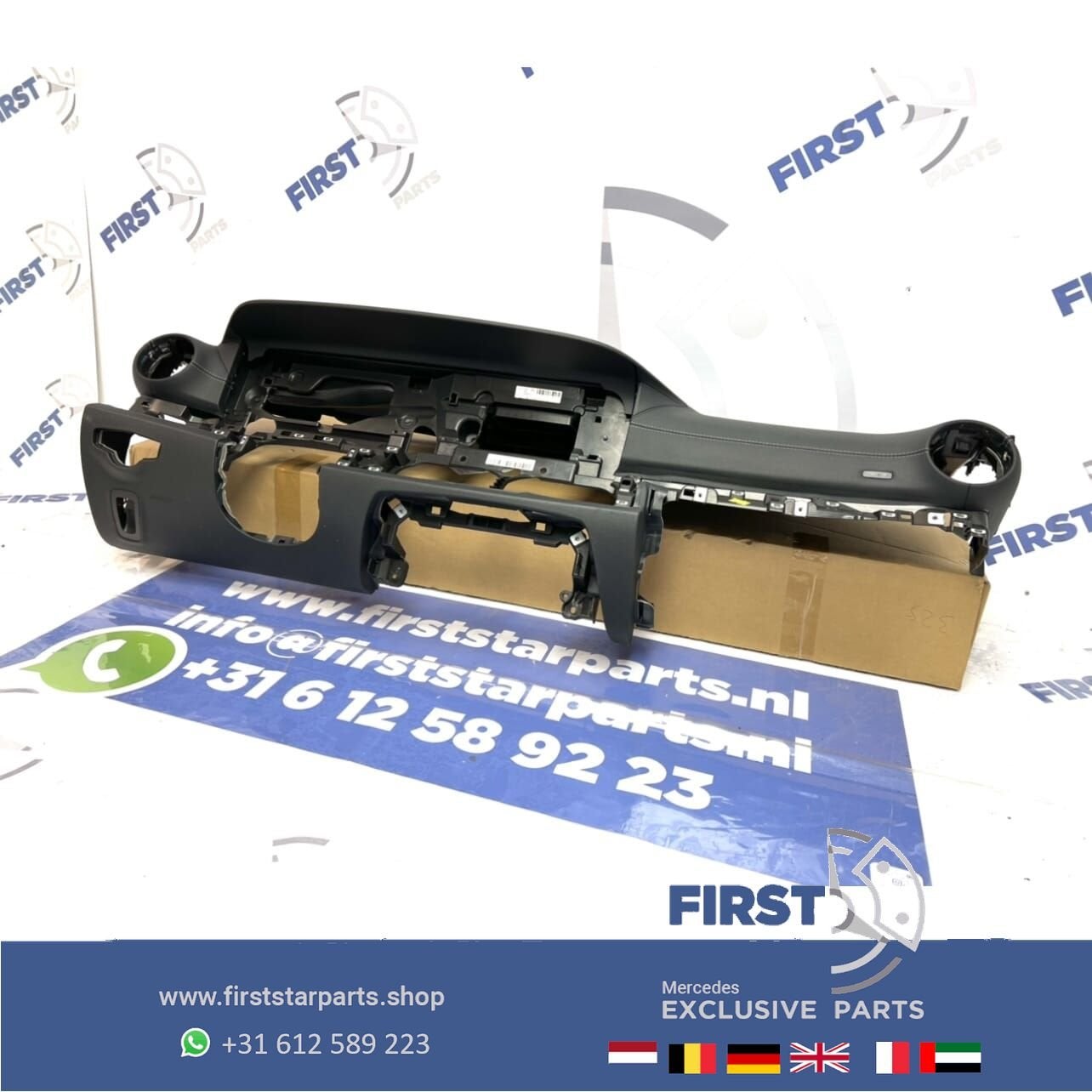 W213 W238 E43 E53 E63 AMG DASHBOARD Mercedes E Klasse 2016-2, Auto-onderdelen, Dashboard en Schakelaars, Gebruikt, -, Ophalen of Verzenden