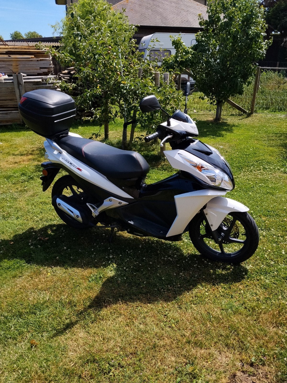 Honda NSC 50R B klasse brommer, Ophalen