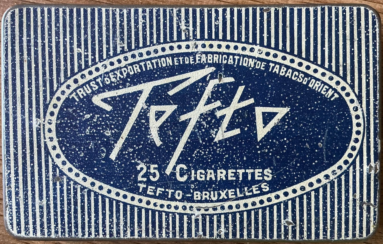 CIGARETTES TETO/BRUXELLES, Enlèvement ou Envoi, Utilisé, Boite à tabac ou Emballage