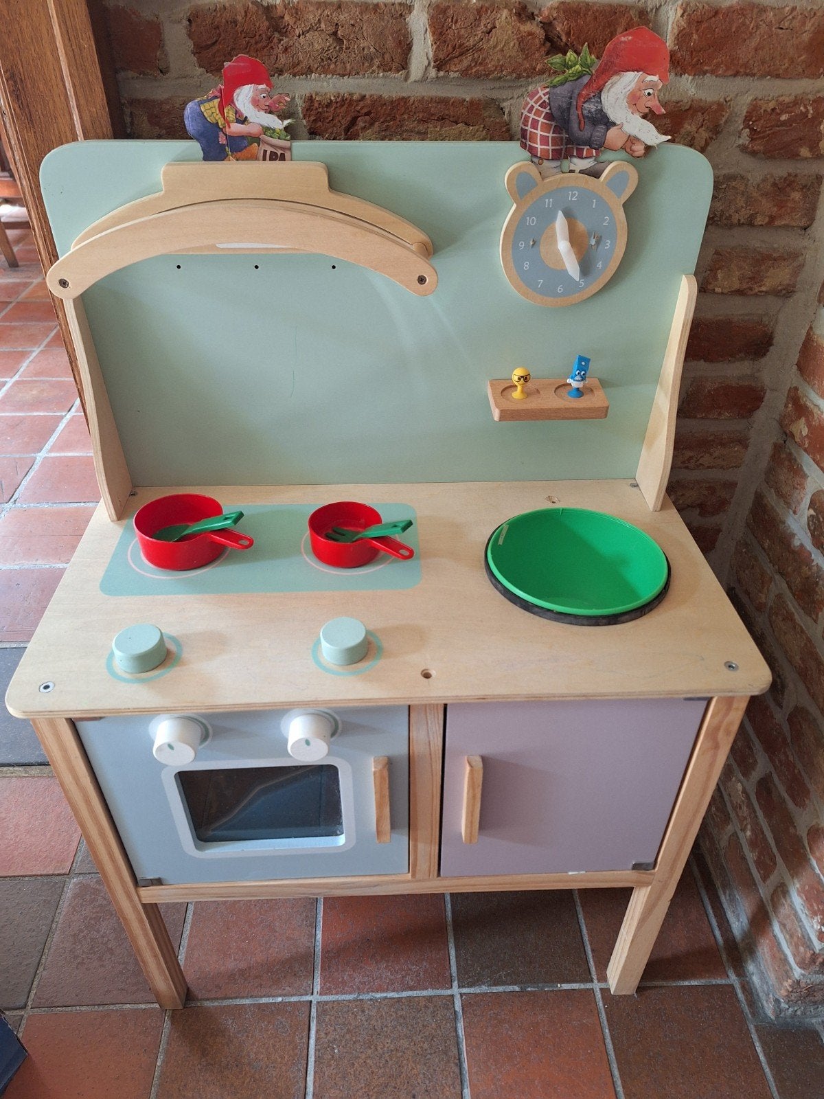 houten keuken, Kinderen en Baby's, Speelgoed | Buiten | Voertuigen en Loopfietsen, Ophalen, Gebruikt