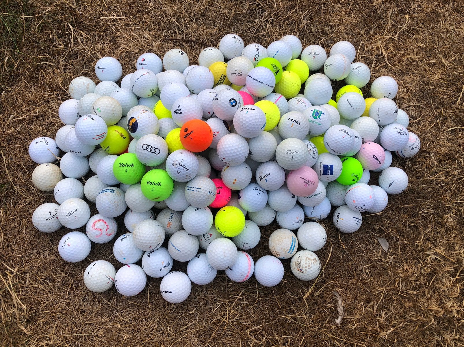 180 balles de golf, Enlèvement, Utilisé, Balle(s)