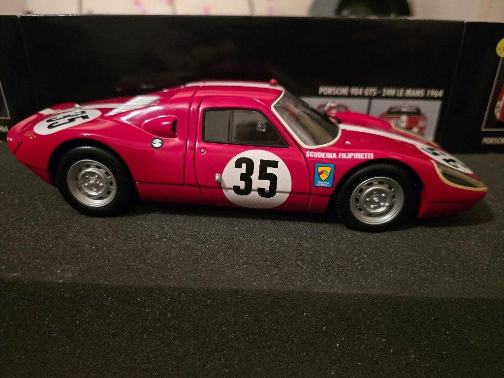Minichamps 1/18 Porsche 904 GTS 24H Le Mans 1964 Muller, Enlèvement, Neuf, Voiture, MiniChamps