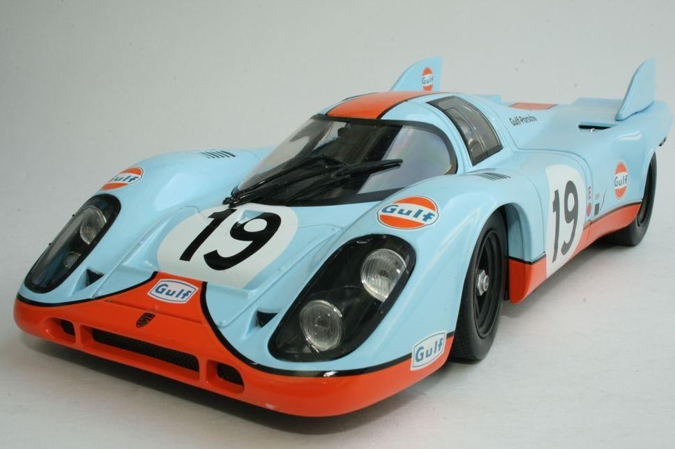 Porsche 917K Norev 1/18 - Le Mans 1971 (Gulf), Enlèvement ou Envoi, Neuf, Voiture, Norev