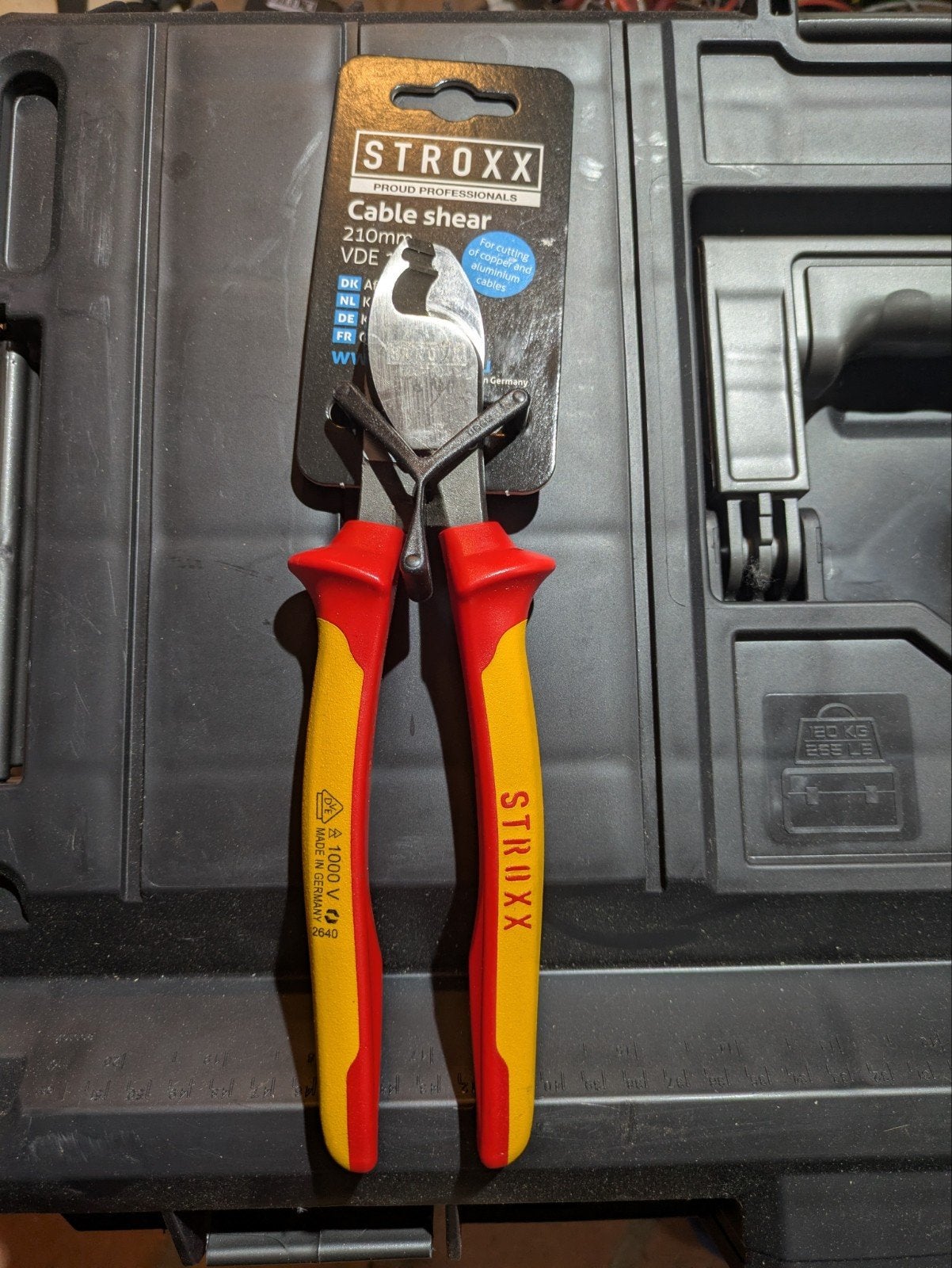 STROXX Kabelschaar VDE 1000V 210 mm, Doe-het-zelf en Bouw, Gereedschap | Handgereedschap, Ophalen