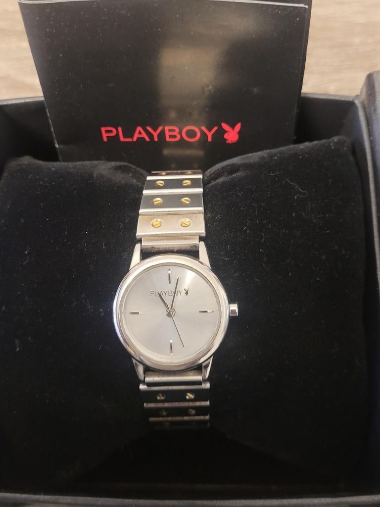 Montre Playboy PB0216SL - État Neuf - Full Set, Ophalen