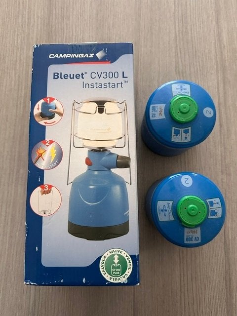 Campingaz lantaarn + 2 nieuwe gaspatronen, Ophalen, Zo goed als nieuw